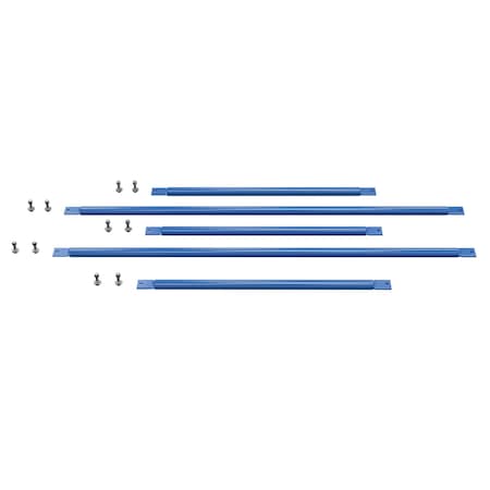 Vestil Steel Structural Cantilever Brace Set 36 In. x 144 In. Blue HBS-10123